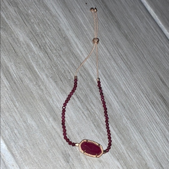 Kendra Scott Jewelry - Fuchsia Elaina gold beaded Kendra Scott bracelet